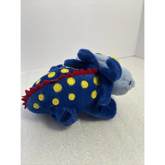 6” Protonix Plush Mascot Blue GERD Dragon Lizard Advertising Stuffed Animal - Picture 3 of 6